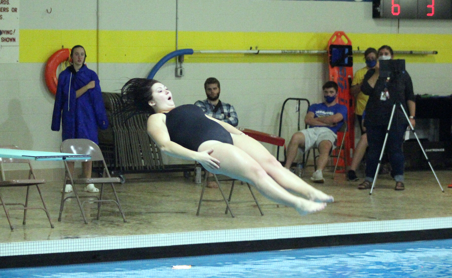 Rice Lake girls swim and dive vs. Hudson 10-6-20